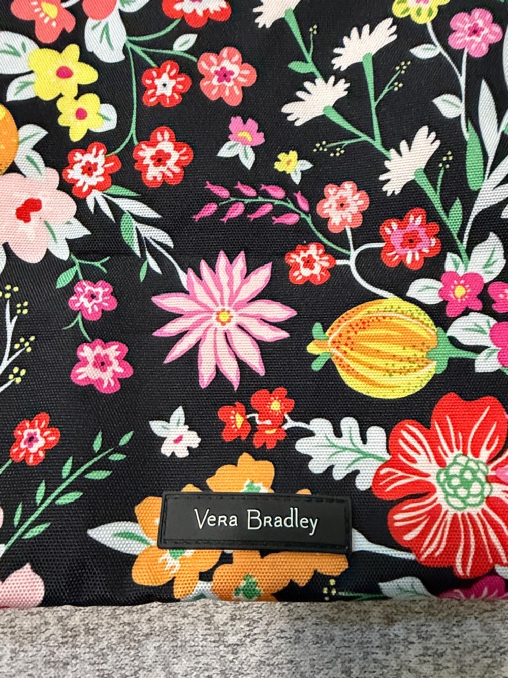 Vera Bradley Tote in Tangerine Twist - Picture 3 of 7